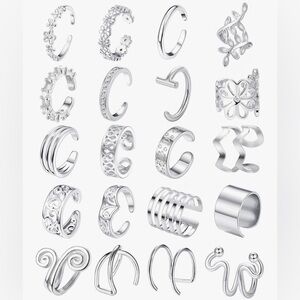 ❕19pc Adjustable Ear Cuffs